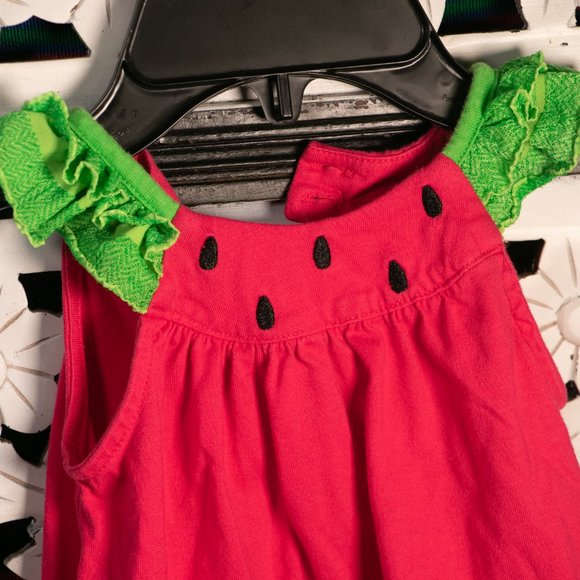 Watermelon Summer Dress Toddler - Picture 3 of 6